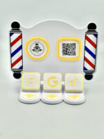 Social Media Stand NFC / QR για Κομμωτήρια & Barber Shops - Image 2