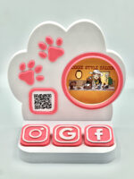 Social Media Stand NFC / QR για Grooming Salon & Κομμωτήρια Σκύλων - Image 2